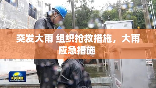 突發(fā)大雨 組織搶救措施，大雨應(yīng)急措施 