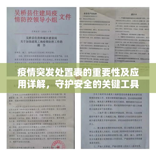 疫情突發(fā)處置表的重要性及應(yīng)用詳解，守護(hù)安全的關(guān)鍵工具