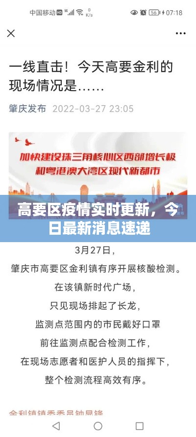 高要區(qū)疫情實時更新，今日最新消息速遞