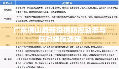 廣東佛山最新疫情防控動(dòng)態(tài)與應(yīng)對(duì)措施速遞
