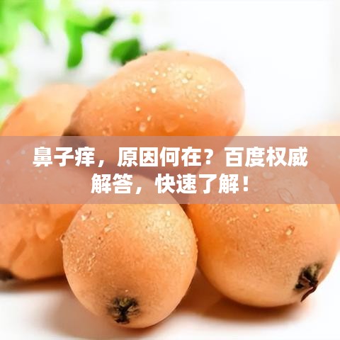 鼻子癢，原因何在？百度權(quán)威解答，快速了解！