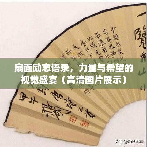 扇面勵(lì)志語(yǔ)錄，力量與希望的視覺(jué)盛宴（高清圖片展示）