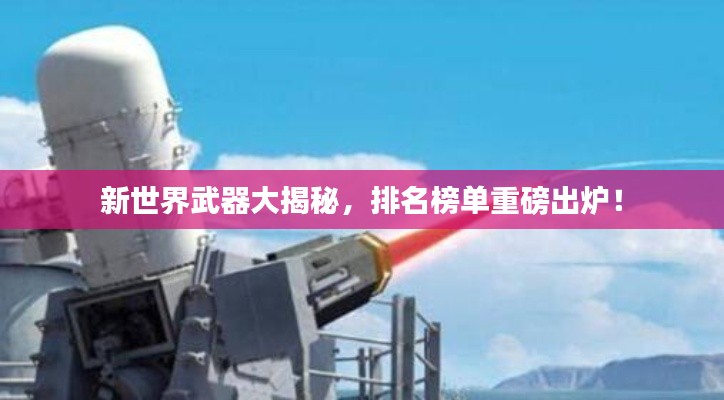 新世界武器大揭秘，排名榜單重磅出爐！