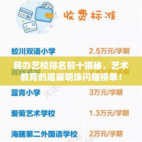 民辦藝校排名前十揭秘，藝術(shù)教育的璀璨明珠閃耀榜單！
