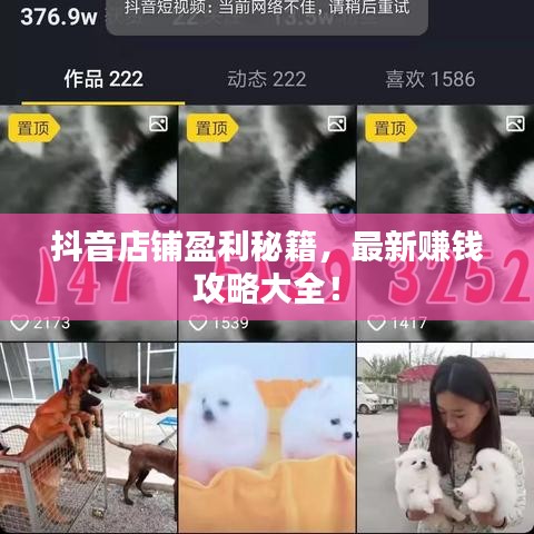 抖音店鋪盈利秘籍，最新賺錢攻略大全！
