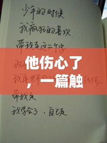 他傷心了，一篇觸動(dòng)心靈的作文