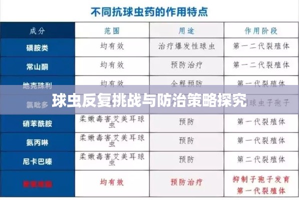 球蟲反復(fù)挑戰(zhàn)與防治策略探究