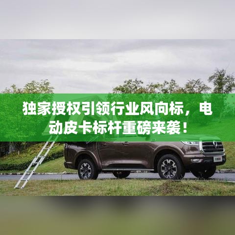 獨家授權(quán)引領(lǐng)行業(yè)風向標，電動皮卡標桿重磅來襲！