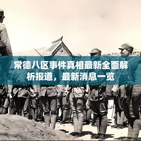 常德八區(qū)事件真相最新全面解析報(bào)道，最新消息一覽