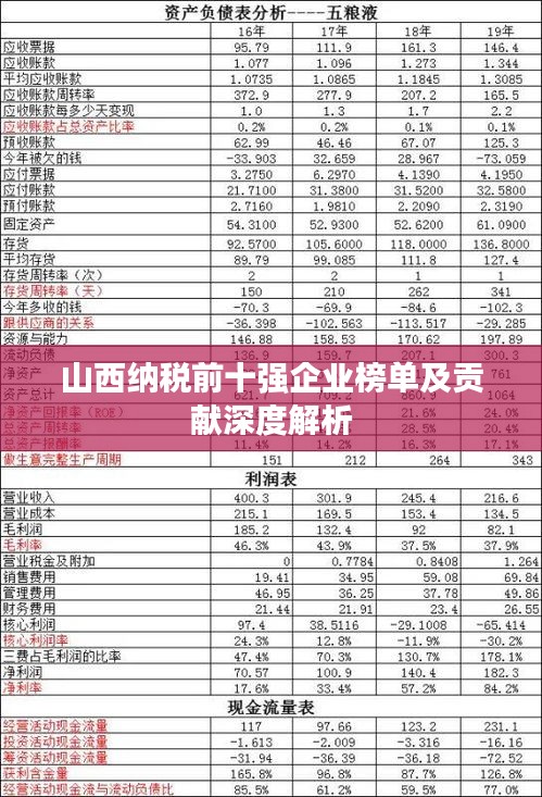 山西納稅前十強(qiáng)企業(yè)榜單及貢獻(xiàn)深度解析