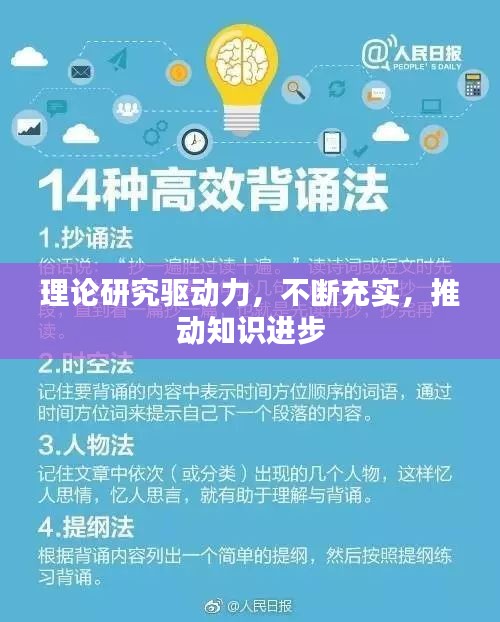理論研究驅(qū)動(dòng)力，不斷充實(shí)，推動(dòng)知識(shí)進(jìn)步