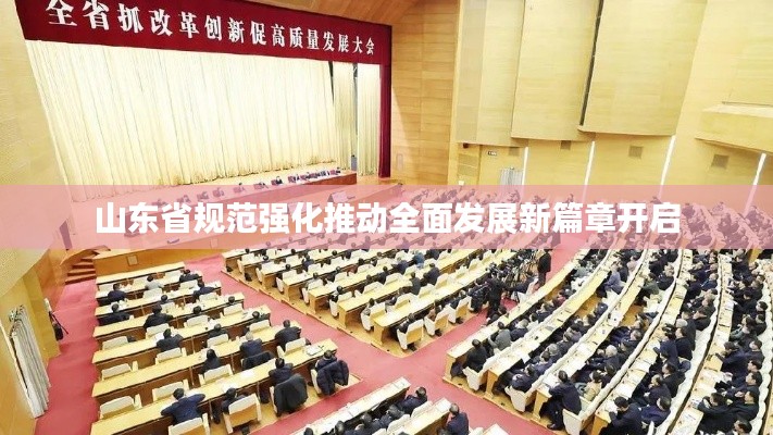 山東省規(guī)范強(qiáng)化推動(dòng)全面發(fā)展新篇章開啟