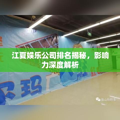 江夏娛樂公司排名揭秘，影響力深度解析