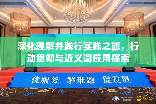 深化理解并踐行實踐之旅，行動貫徹與近義詞應用探索
