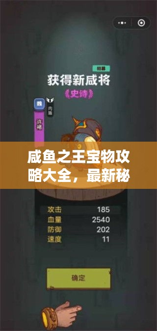 咸魚之王寶物攻略大全，最新秘籍揭秘