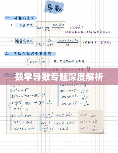 數(shù)學(xué)導(dǎo)數(shù)專題深度解析