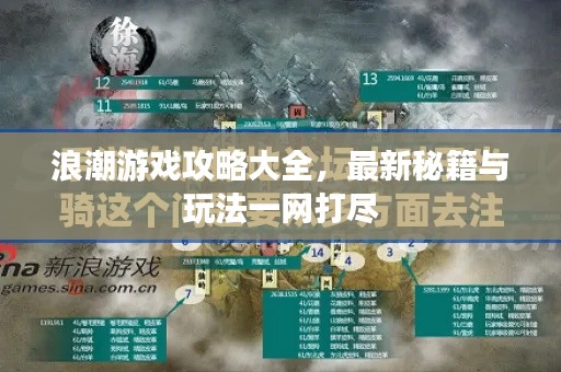 浪潮游戲攻略大全，最新秘籍與玩法一網打盡