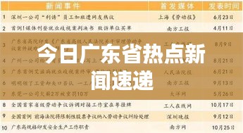 今日廣東省熱點新聞速遞