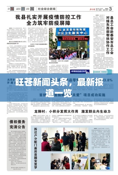 旺蒼新聞頭條，最新報道一覽
