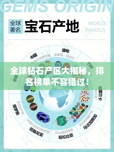 全球鉆石產(chǎn)區(qū)大揭秘，排名榜單不容錯過！