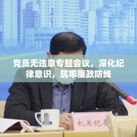 黨員無違章專題會議，深化紀(jì)律意識，筑牢廉政防線