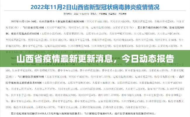 山西省疫情最新更新消息，今日動態(tài)報告