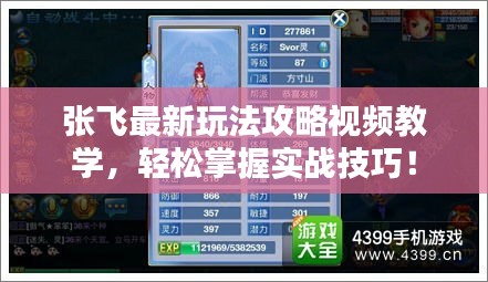 張飛最新玩法攻略視頻教學(xué)，輕松掌握實(shí)戰(zhàn)技巧！