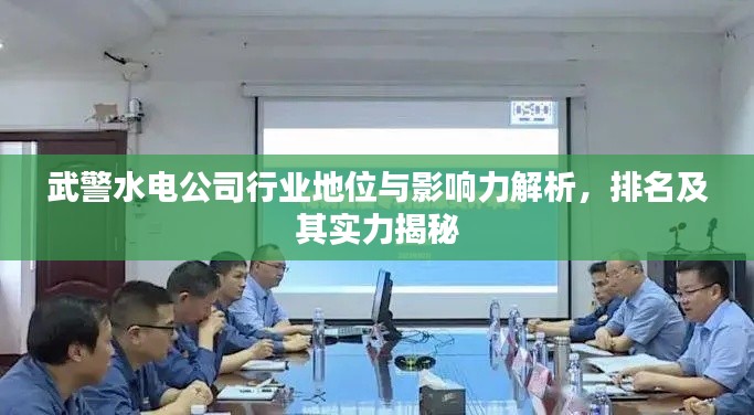 武警水電公司行業(yè)地位與影響力解析，排名及其實(shí)力揭秘