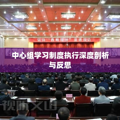 中心組學(xué)習(xí)制度執(zhí)行深度剖析與反思